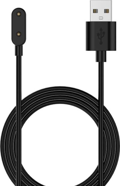 Oplader - USB oplaadkabel - geschikt voor Huawei Band 7 / Band 8 / Band 9 / Band 10 - 1 meter - zwart