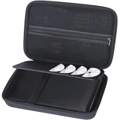 Draagbare DVD Speler Hoes - Beschermhoes Opbergtas - Veilig Transport - Waterafstotend Materiaal - 9.5 tot 10.5 Inch - Zwart