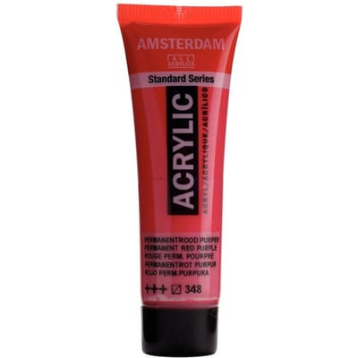 Verf - Acryl - 348 - Permanent rood purper - Amsterdam - 20ml