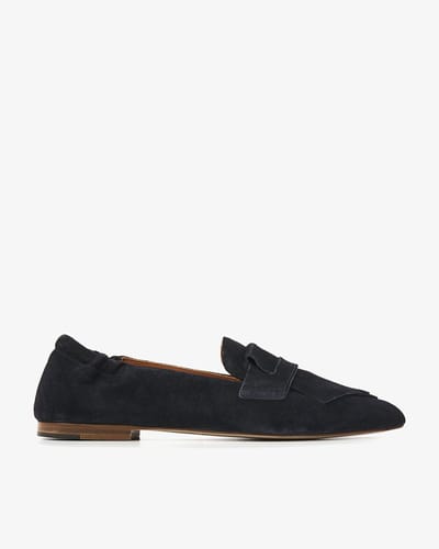 VIA VAI Lola Oakley Loafers Dames - Suède - Blauw - Maat 37