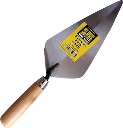 Aanwijzende Troffel - Punt Troffel - Metselwerk Afwerken - Ergonomisch Houten Handvat - 152MM Breed