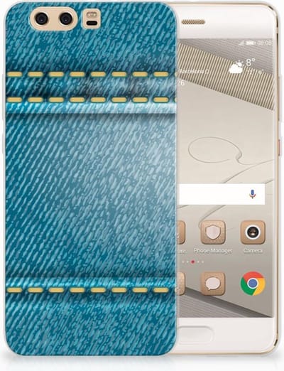 Huawei P10 Plus Silicone Back Cover Jeans