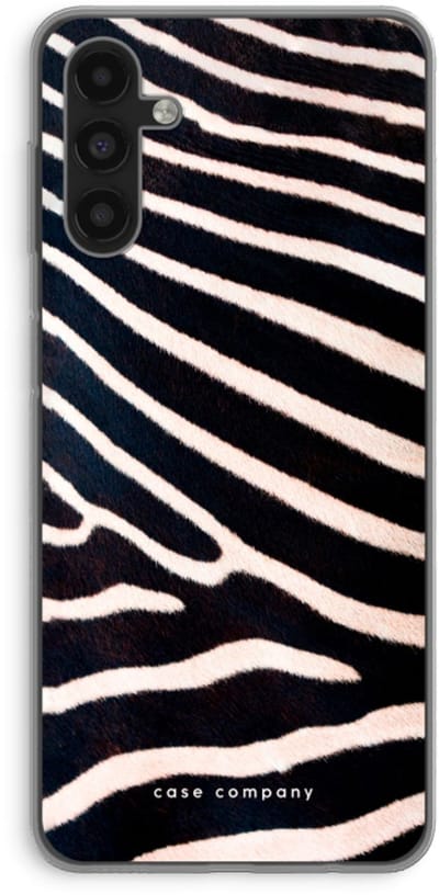 Case Company® - Hoesje geschikt voor Samsung Galaxy A04s hoesje - Zebra - Soft Cover Telefoonhoesje - Bescherming aan alle Kanten en Schermrand