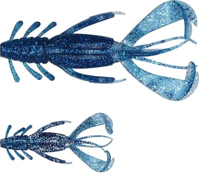 PikeAttack-Creature bait-Set 4 stuks-Roofvissen-Carolinarig-texasrig-Creaturebait-Softbait-Crawfish