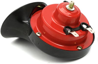 12V 110dB Waterdichte Treinhoorn voor Motorfiets, Vrachtwagen, Trein, Boot, Auto, SUV - Rood