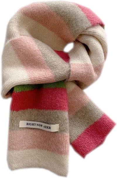 Kindersjaal – Sjaal Kind – Regenboog – Meisjessjaal – Roze