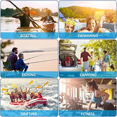 Waterdichte tas met verstelbare riem voor outdoor activiteiten