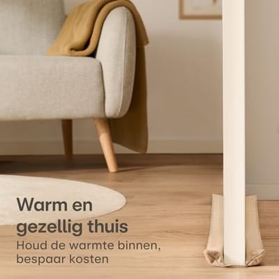 Draaitex voor Deuren 70-100cm - Wasbaar en Energiebesparend - Inclusief Opbergzak - Beige