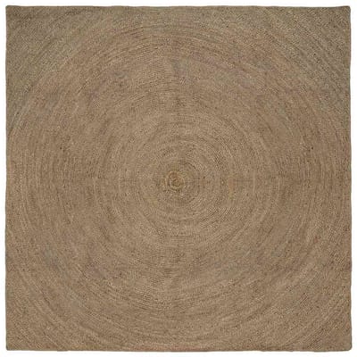 vidaXL - Vloerkleden - Grijs - 240 - x - 240 - cm - Jute