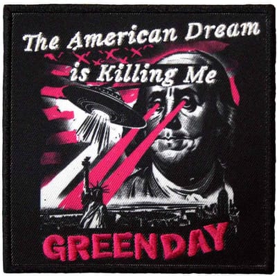 Green Day - American Dream Patch - Zwart