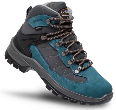 Grisport Scout Mid blauw grijs wandelschoenen uni (14510-117)