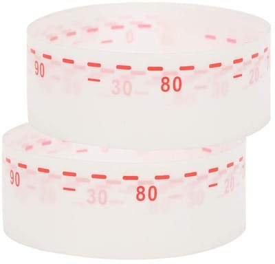 VT Goods - Breimachine liniaal - Professionele breinaald accessoire - 2 stuks - Nylon liniaal - Voor KR830 KR840 - 2,8 x 92 cm