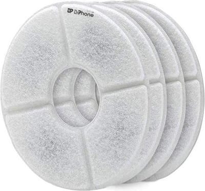 DrPhone AluPet Filter - Drinkfontein Filters - Navulling Set: 4 Stuks - Voor Katten en Honden (3 Maanden)