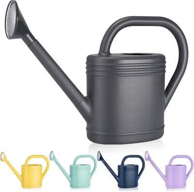 Gieter 1 Gallon voor Kamerplanten en Tuin, Moderne Gieter met Lange Uitloop en Sprinkler Hoofd