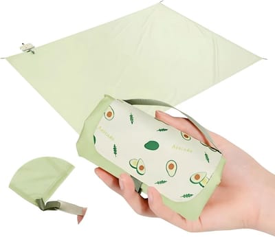Picknickkleed - Picknickkleed waterdicht - Opvouwbare stranddeken - compact en gemakkelijk op te vouwen - past makkelijk in een zak - ideaal voor kamperen - wandelen - reizen -concerten en festivals-150*210