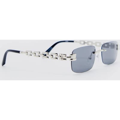 Metaalketting randloze zonnebrillen | Black