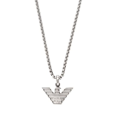 Emporio Armani EGS3169040 Heren Collier 85cm - Zilverkleurig