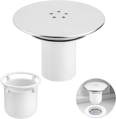 Ewwtrey Duchdaflas Cover, Drain Deck Shower Drain Cover, 90mm/115mm Duchdaflas Lid for Viega Tempoplex Drain Set, Hair - ShopVlot