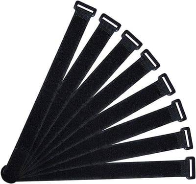 20 Stuks Herbruikbare Nylon Kabelbinders van 40 x 2 cm, Verstelbare Kabelriemen voor Organisatie en Beveiliging