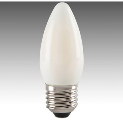 Sylvania LED kaarslamp E27 4,5W 827 gesatineerd