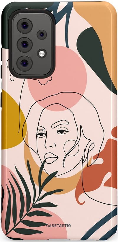 Casetastic Hoesje Geschikt voor Samsung A52 (4G/5G/s) - Stijlvolle Beschermende Duo-layer Case - Elegantie van binnen