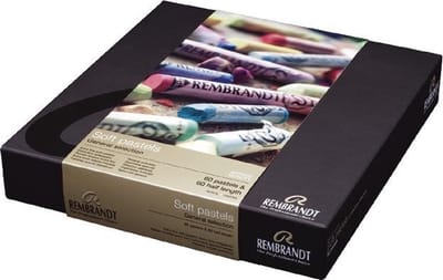 Soft pastel set heel en half 2 x 60 kleuren softpastels pastelkrijt