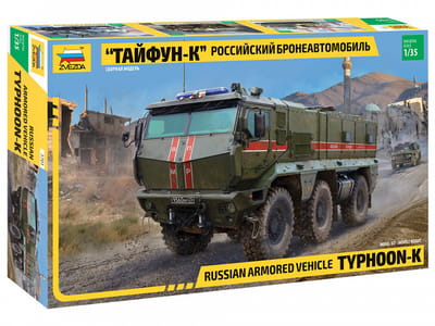 Zvezda Modelbouwpakket Militaire voertuigen - 3701 Russian armored vehicle Typhoon-K Plastic - 1:35 - Modelbouw