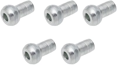 Dailygoods- Kabelstopper 8,8 mm - 5 Stuks - Verzinkt Staal - Schokreductie - Precisie Pasvorm - Duurzaam Gebruik - Geschikt voor 5 mm Draad