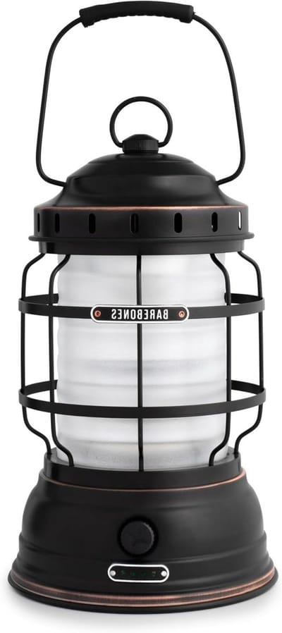 Oplaadbare LED Lantaarn - Vintage Lamp - Outdoor Avonturen - Dimbare Helderheid - 3175 cm Hoog - Antiek Brons