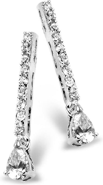 Orphelia Oorbel Zirc Long Sterling Zilver 925 Ear-109