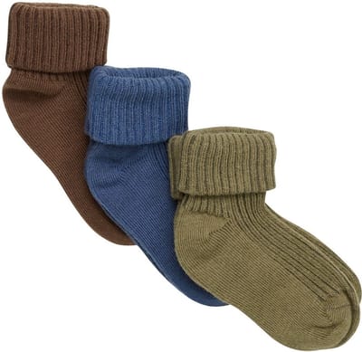 Minymo kindersokjes Baby Sock Rib (3-pack)