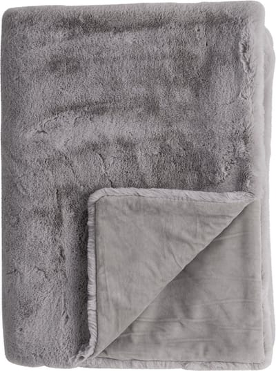 Linen & More - Plaid 'Portland' (130cm x 200cm, Light Grey)