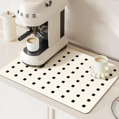 Aanrecht absorberende pad, koffiemachine antislip afvoermat, waterdichte eettafel pad, kleine barcounter pad 30X40cm11.8X15.7in