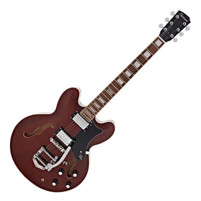 Hartwood Revival Legend TR Semi Akoestische Gitaar, Walnoot
