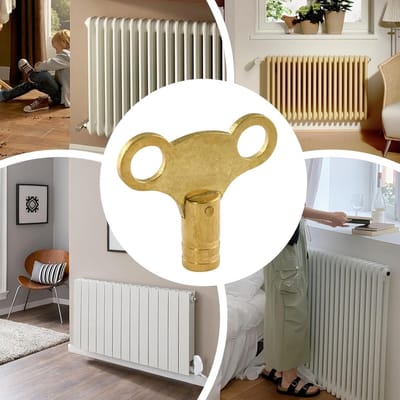 Radiator Ontluchtingssleutel | 2 Stuks Antislip Messing Radiatie Benodigdheden | Radiator Ventielsleutels | Voor Commerciële Wooncruise Reparatie en Onderhoud