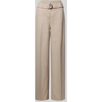 Stoffen broek met bandplooien