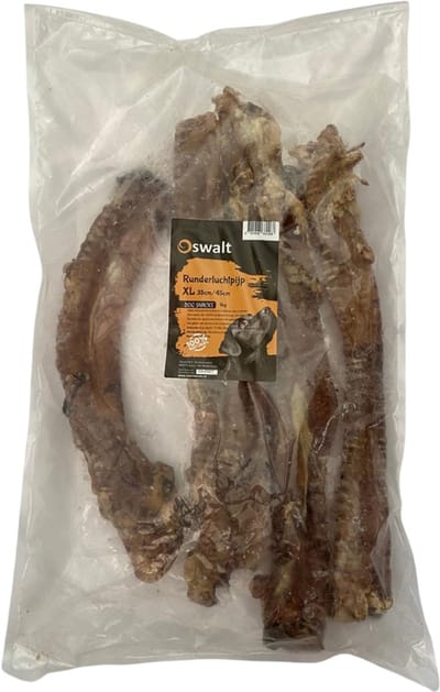 Oswalt Runderluchtpijp XL 35cm/45cm - Hondensnack - 1KG