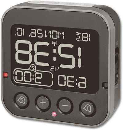 Wekkerradio met Alarm - Nachtwekker - Klokradio - Geluidsinstelling