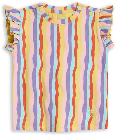 4PRESIDENT T-shirt meisjes - Powder pink - Maat 74 - Meiden shirt