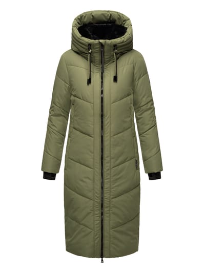 Marikoo Nadaree dames winterjas – lang, warm & met capuchon