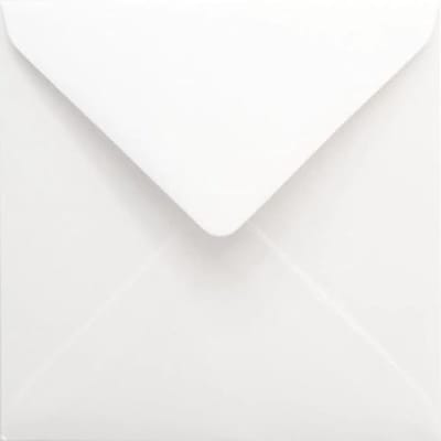 Elegante 25 Vierkante Witte Enveloppen 11x11cm voor Bruiloft, Verjaardag en Kerst