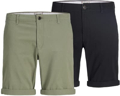 JACK&JONES - JPSTDAVE JJCHINO SHORTS 2PK MP - Heren - Bermuda shorts
