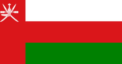 Vlag Oman 70x100cm