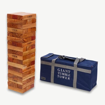 Hardhouten Stapeltoren - 30 KG - Gelakt - tot 160+ cm hooh - ECO Made in India - In Luxe Tas