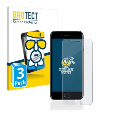 BROTECT - Screenprotector voor Apple iPhone 7 / 8 - Folie Beschermfolie Beschermglas matte 3 Stuks
