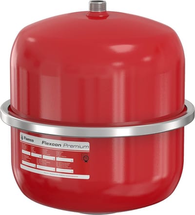 Expansievat 25 Liter Rood voor Verwarmingssysteem - 1,5/3 Bar