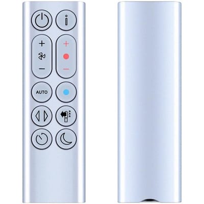 Ventilateur Chauffant Chaud et Froid Télécommande Pour Dyson HP04 HP05 HP06 HP09, Argent