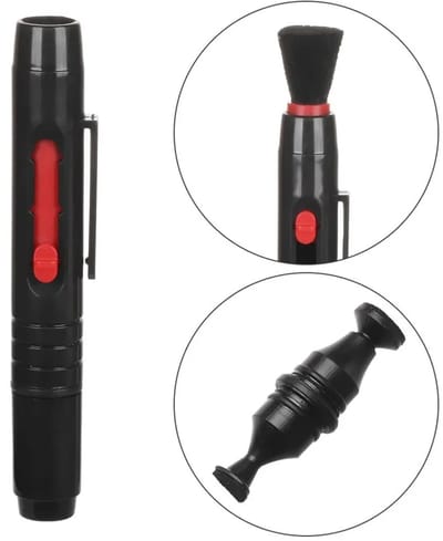 Actie4you® - Camera Lenspen - Schoonmaakpen - Lens Cleaningpen – 3 in 1 - Geschikt voor o.a. Canon Nikon