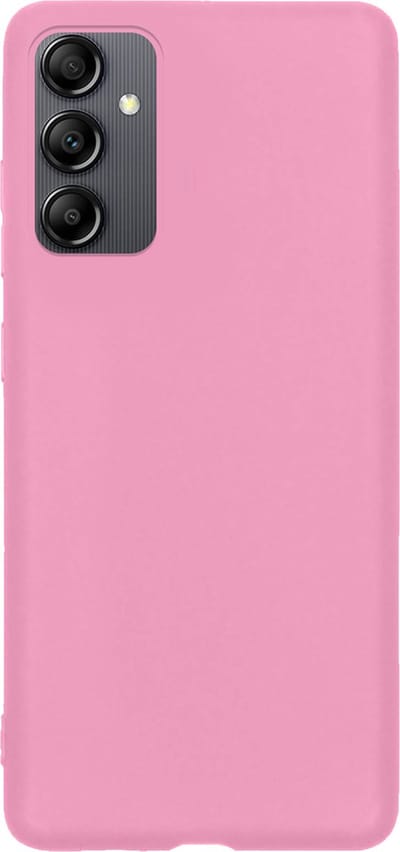 Hoes - Geschikt voor Samsung Galaxy A14 - Sterk & Shockproof - Hoesje Cover - Siliconen Case - Roze