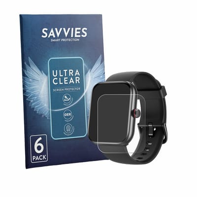 Savvies - Screenprotector voor Uaue IDW20 1.91" - Folie Beschermfolie transparant 6 Stuks